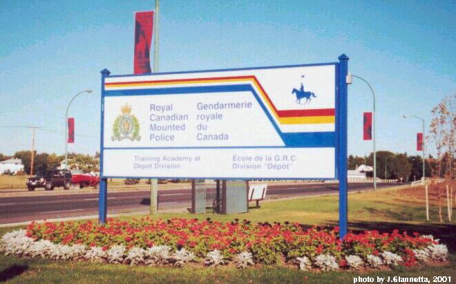 rcmp depot sign